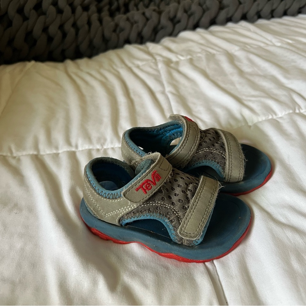 Teva Kids' Gray and Blue Sandals